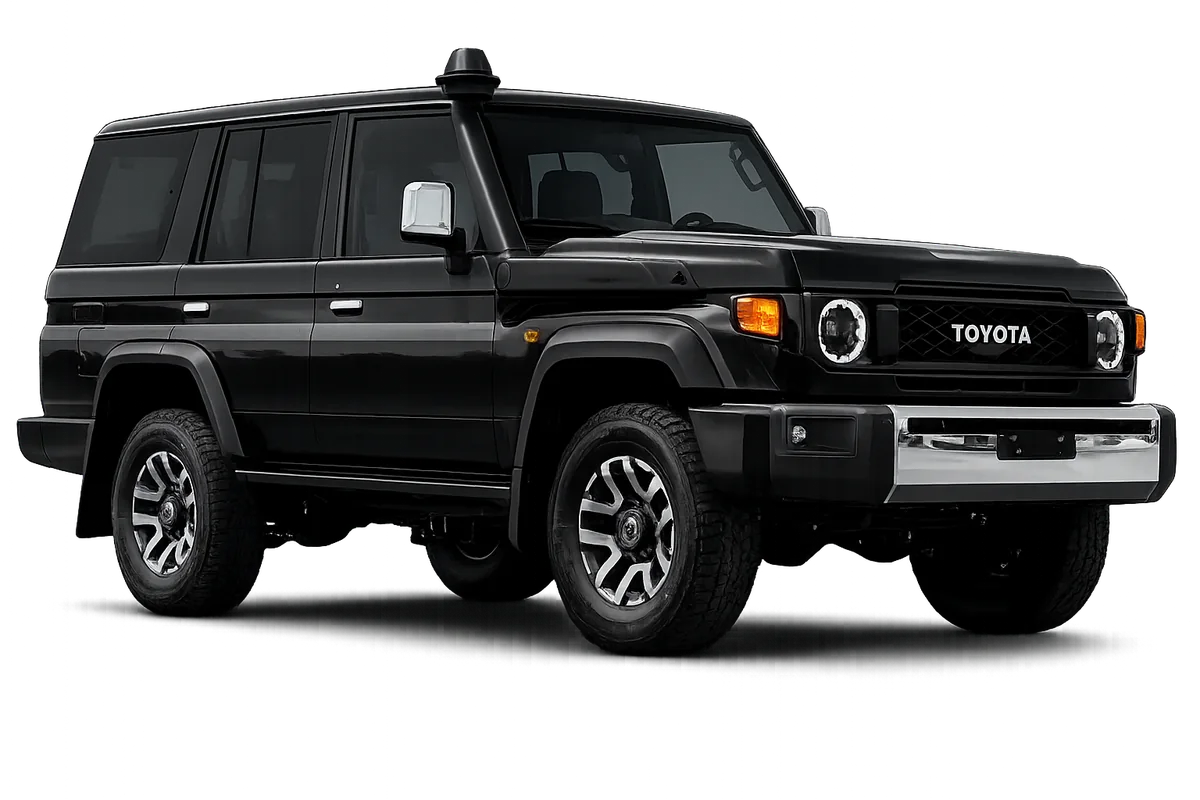 Armored Toyota Land Cruiser 76 for Energy & mining